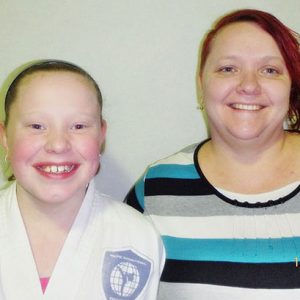 nicole dix and her daughter loving tkd in brisbane