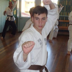 sean taekwondo stance