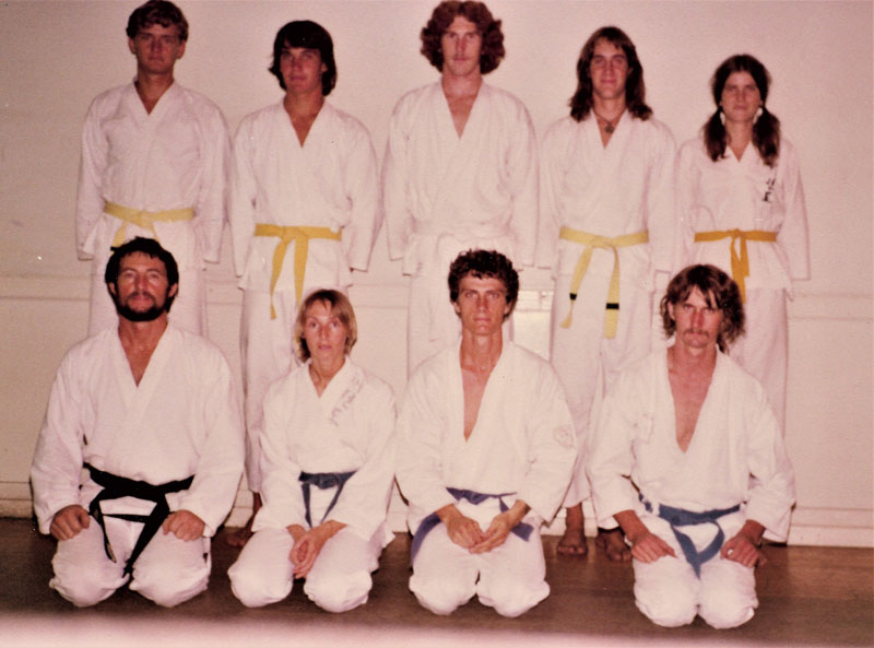 our first taekwondo students