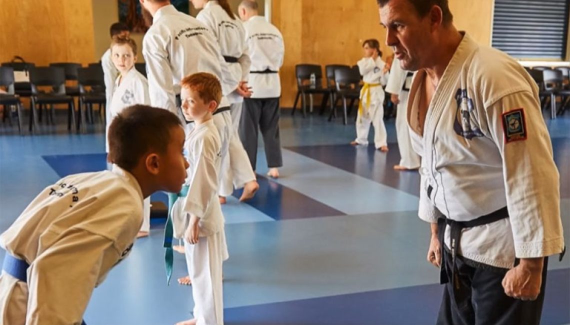 Taekwondo Stafford Instructor and student
